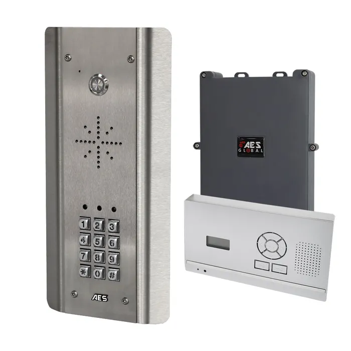 DECT 603 Wireless Audio Only Intercom Kit with Keypad - S/S with Wall Station