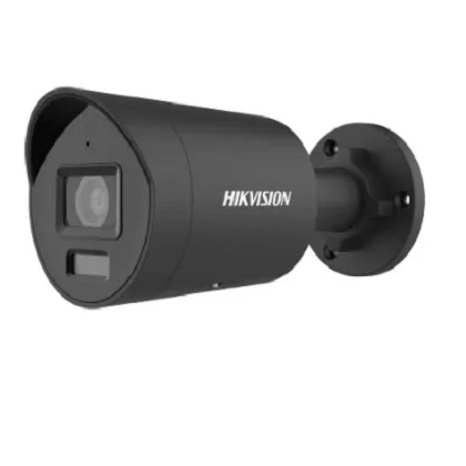 Hikvision 6MP Smart Hybrid Light, ColorVu + Acusense, 2.8mm, Mini Bullet - BLACK