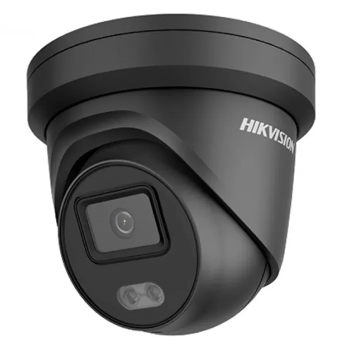 Hikvision 4MP ColorVu + Acusense Fixed Turret 2.8mm Network Camera (Black)