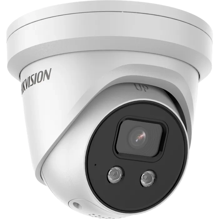 Hikvision 6MP Acusense 2.8mm Fixed Turret with strobe light and Audio