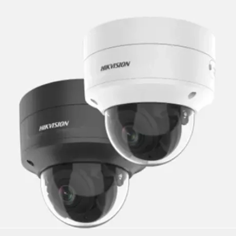 Hikvision 6MP Acusense IP67 EXIR VF Dome 2.8-12mm Lens, Black