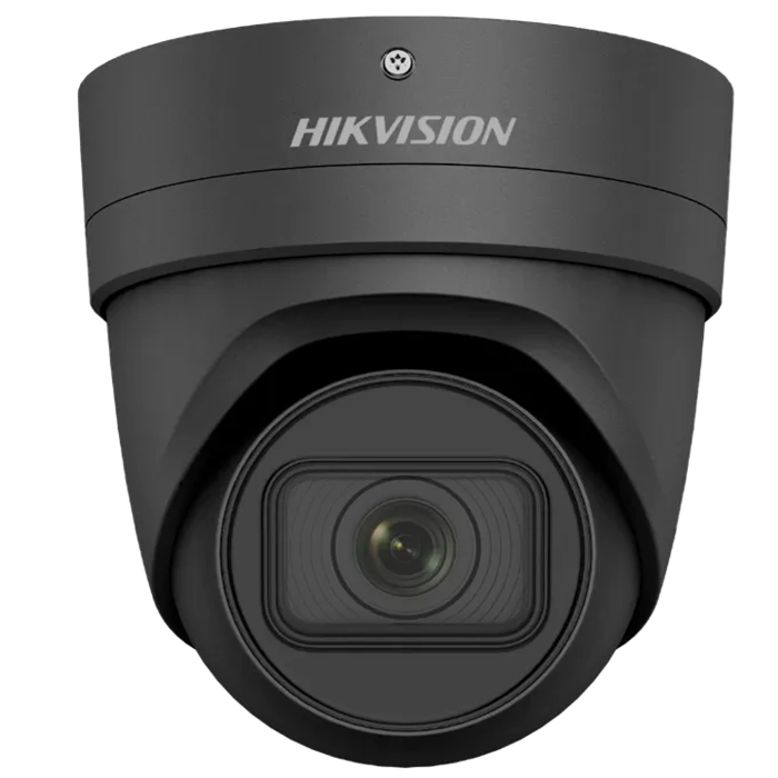 Hikvision 4K 8MP Acusense Motorized 2.8-12mm VF Turret Network Camera - Black