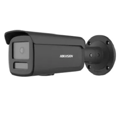 Hikvision 6MP Smart Hybrid Light, ColorVu + Acusense, 2.8mm, Bullet - BLACK
