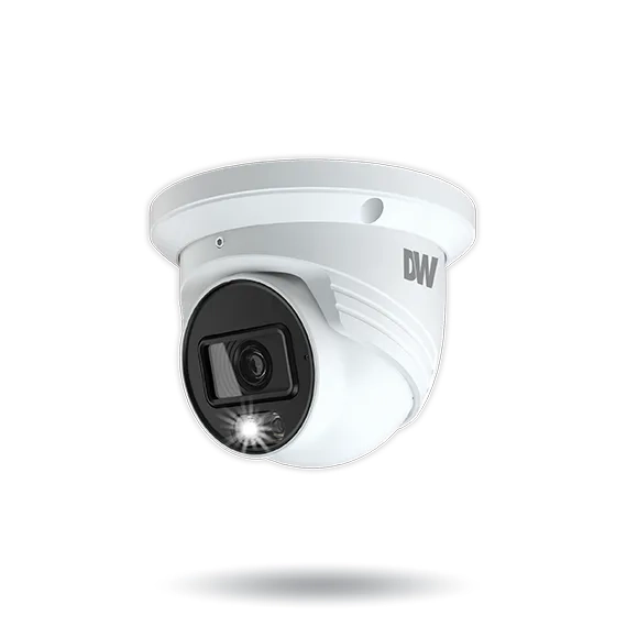 Megapix Turret, 5 Megapixel, 2.8mm fixed lens, White Light, 100ft Smart IR