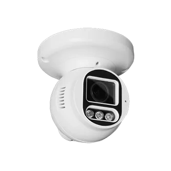 VCA Full-color Flashlight Turret, 5MP, AI, MFZ 2.7-12mm Lens, White LED